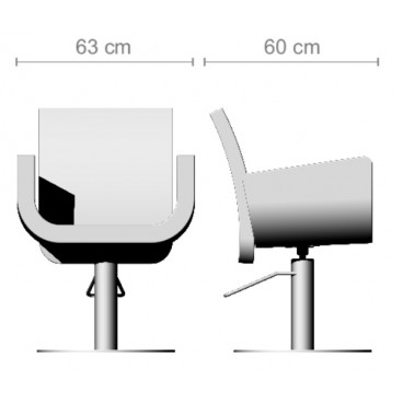 Кресло парикмахерское &quot;GAIA/GAIA MAKE UP&quot;