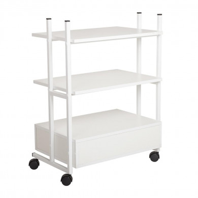 Тележка косметологическая Трио с ящиком